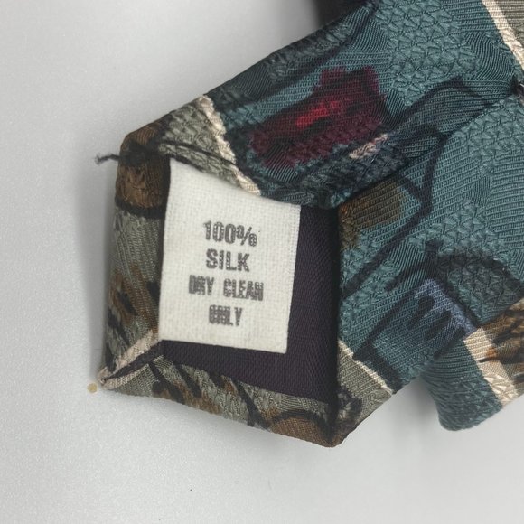 ANGELICA 100% Silk Tie - Picture 4 of 5